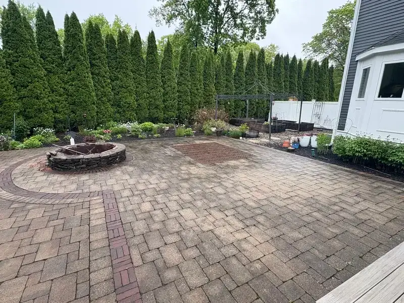 Apartment building before cleaning