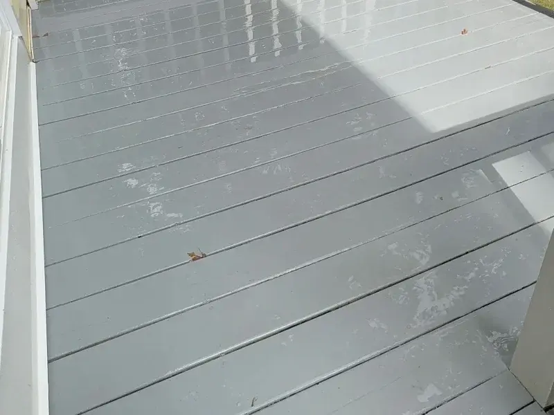 Clean deck after Drake Power Washing restoration