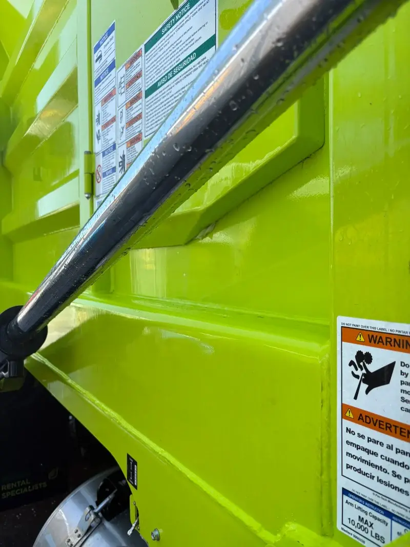Commercial vehicle after professional cleaning