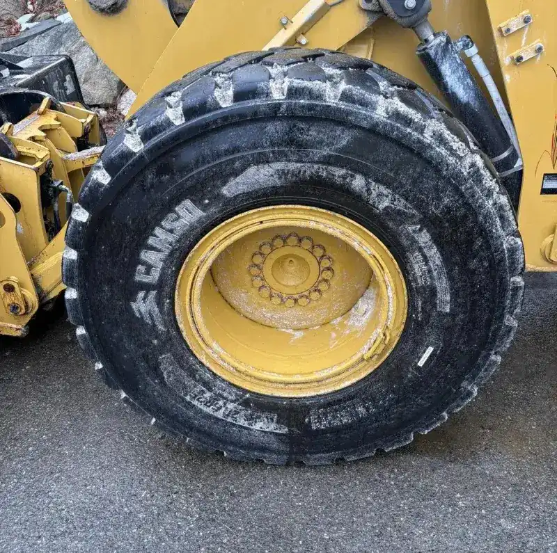Heavy equipment before washing