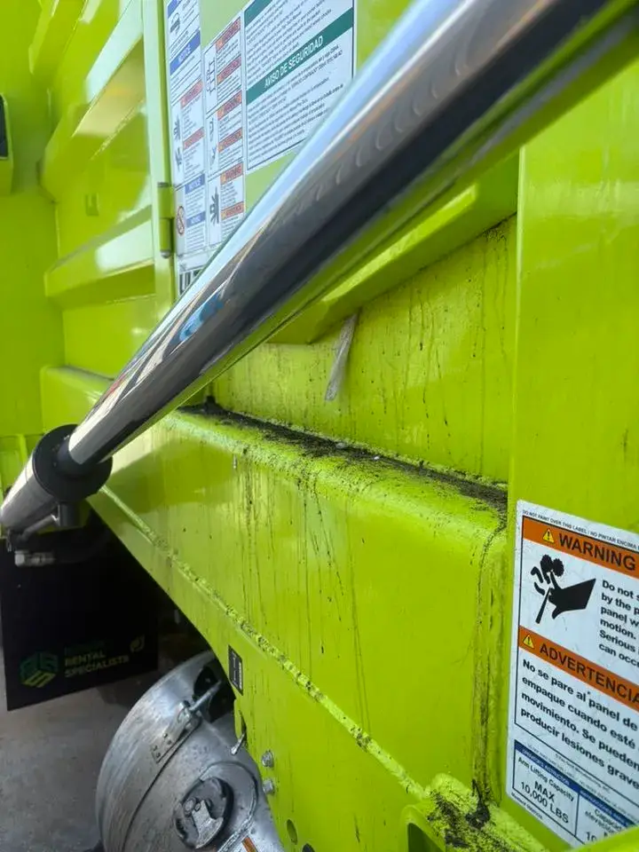 Commercial vehicle before fleet wash