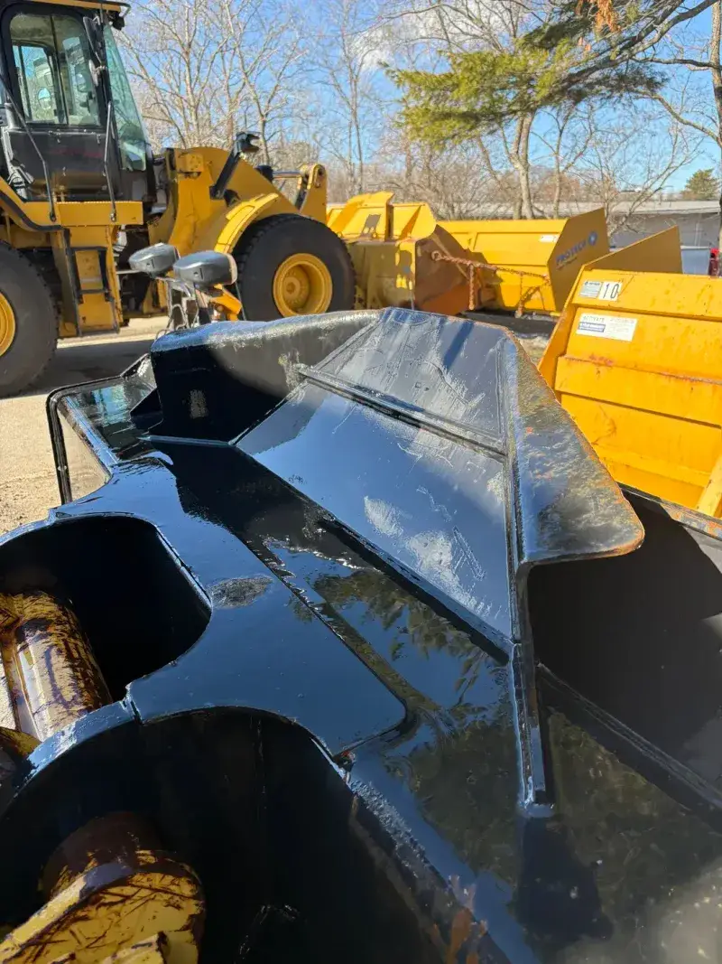 Heavy equipment fully cleaned and protected after service
