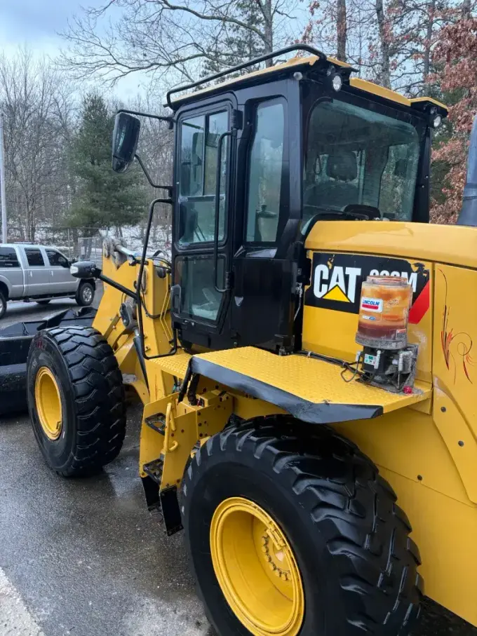 Heavy equipment after Drake Power Washing service