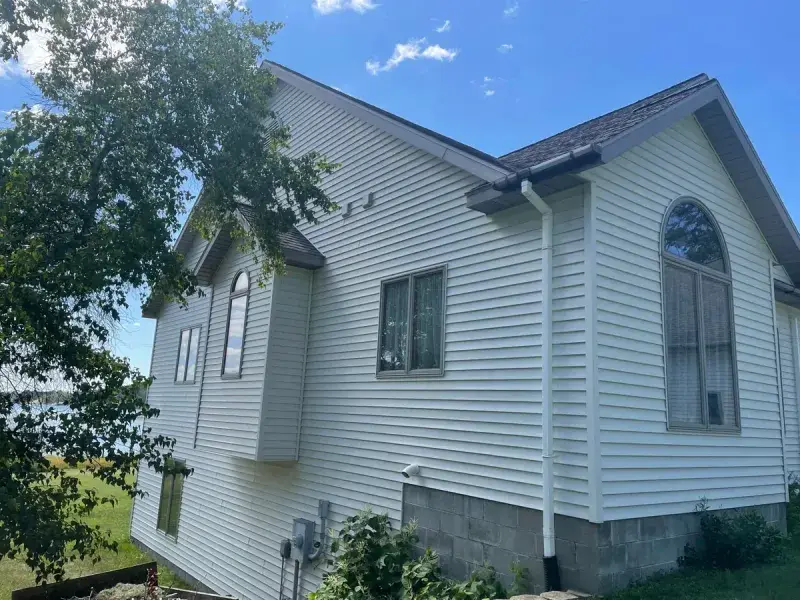 House washing after
